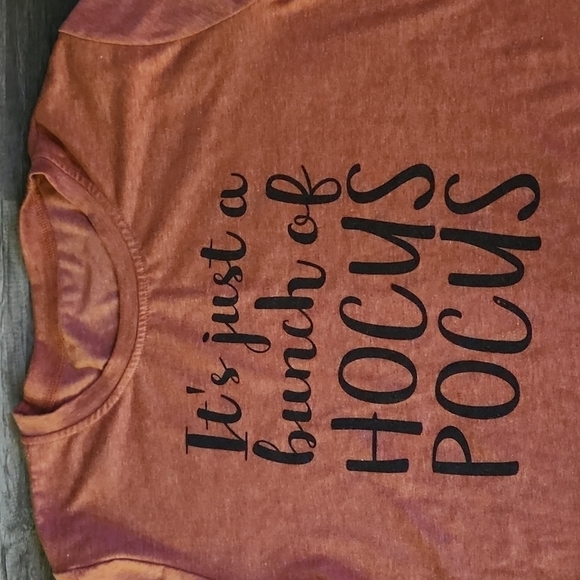 HOCUS Pocus Shirt Just A Bunch Of Hocus Pocus Shirt Size L Halloween - Picture 2 of 2